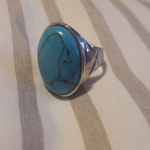 Turquoise Ring Sz 9
